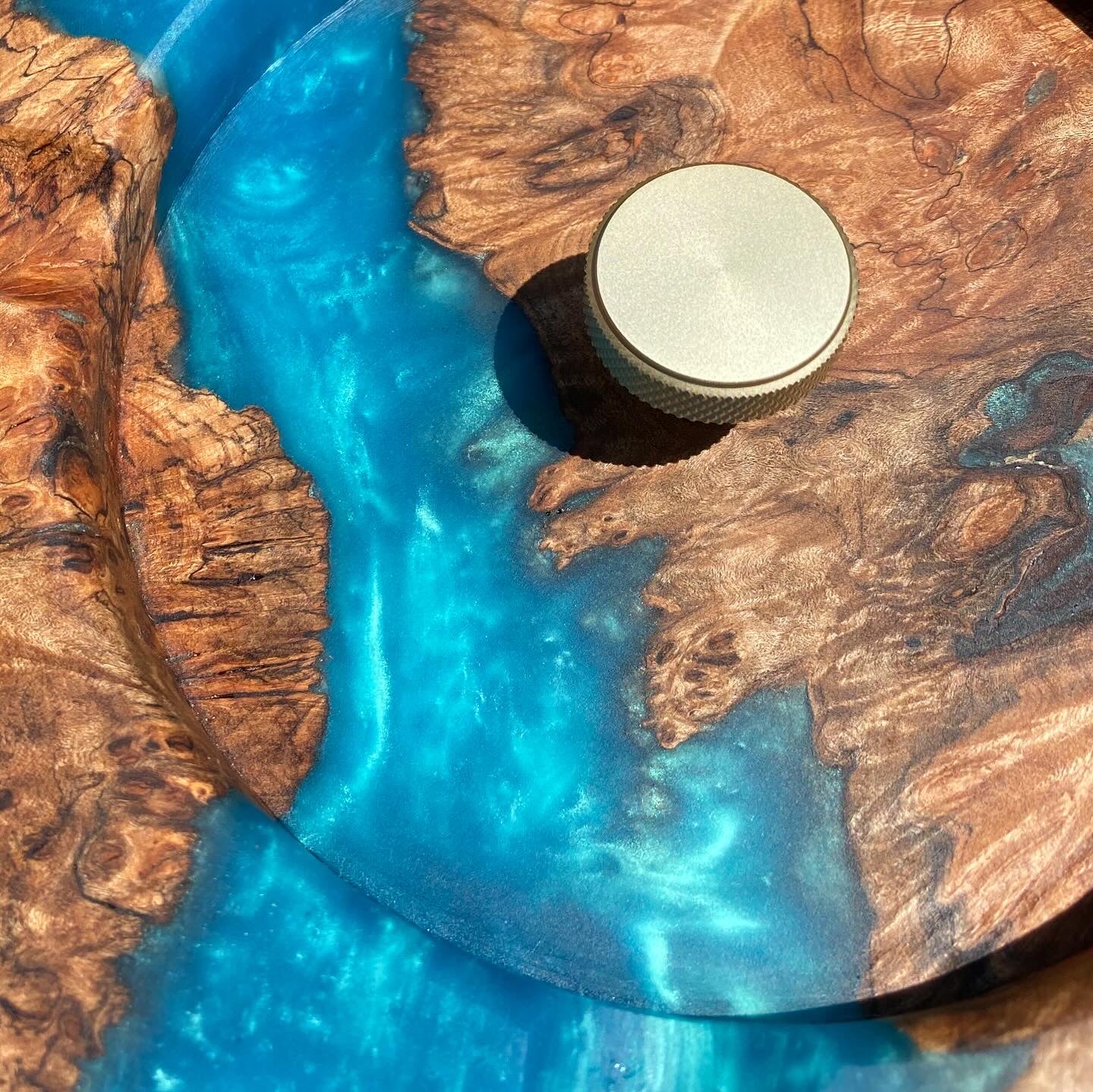 Electric Blue Cigar Tray